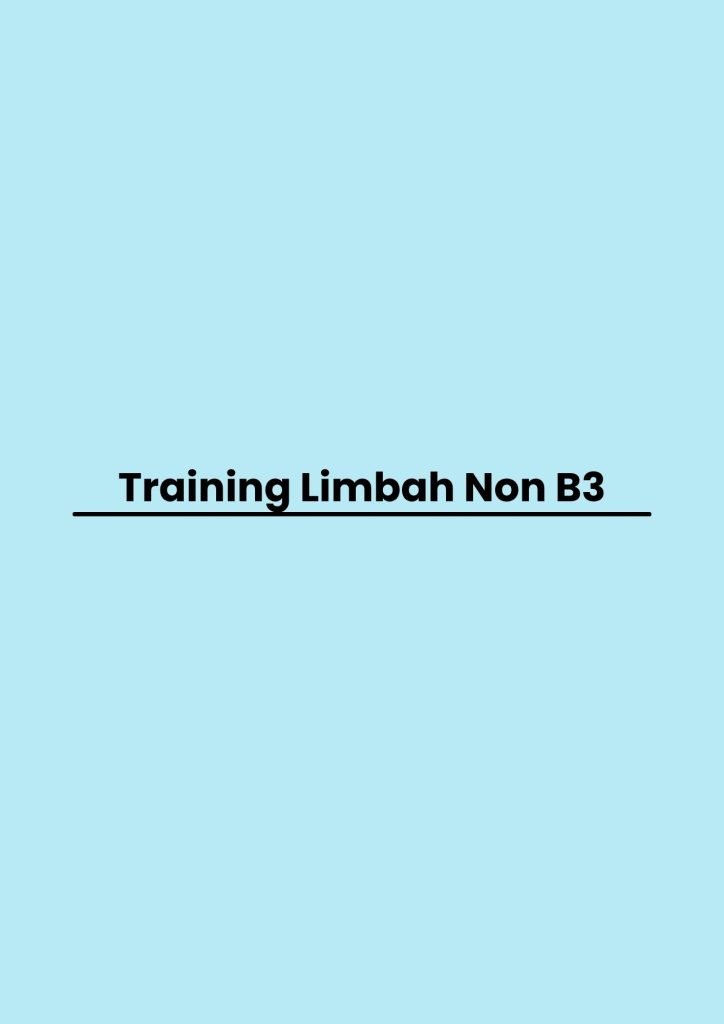pelatihan Limbah Non B3 di bali