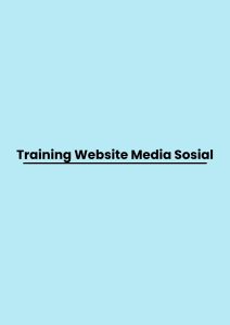 pelatihan Website Media Sosial di bali