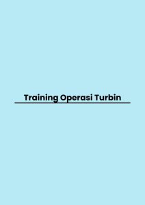 Training Operasi Turbin
