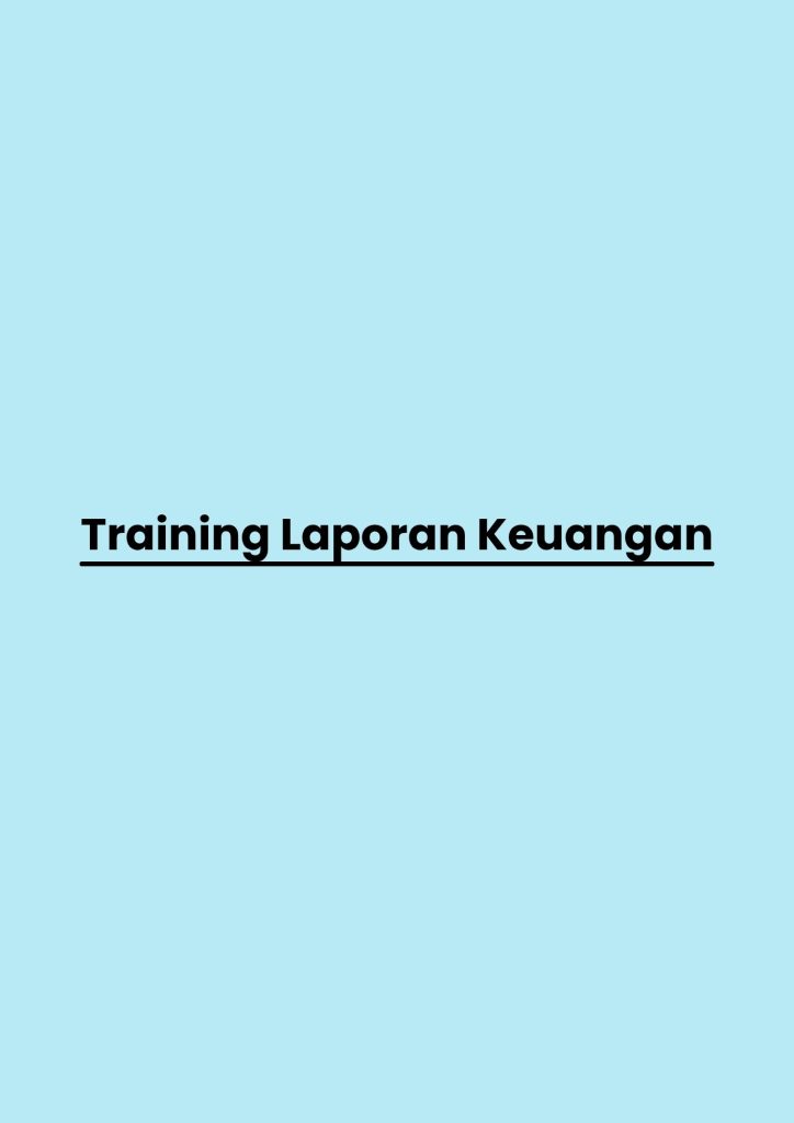 pelatihan Laporan Keuangan di bali