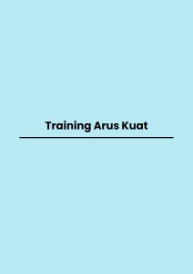 pelatihan Arus Kuat di bali