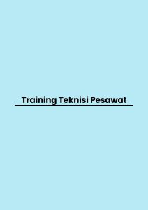 pelatihan Teknisi Pesawat di bali
