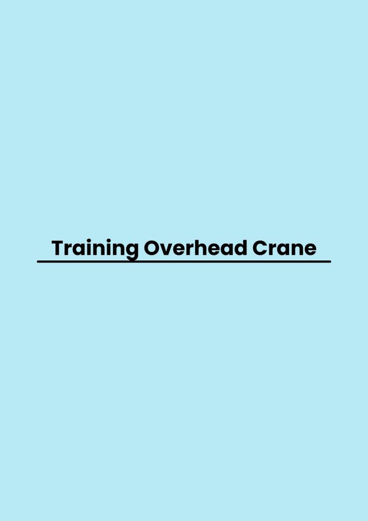 pelatihan Overhead Crane di bali