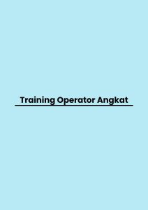 pelatihan Operator Angkat di bali