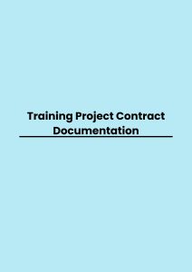 Training Project Contract Documentation
