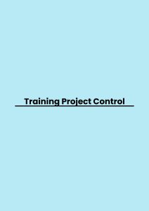 Training Project Control