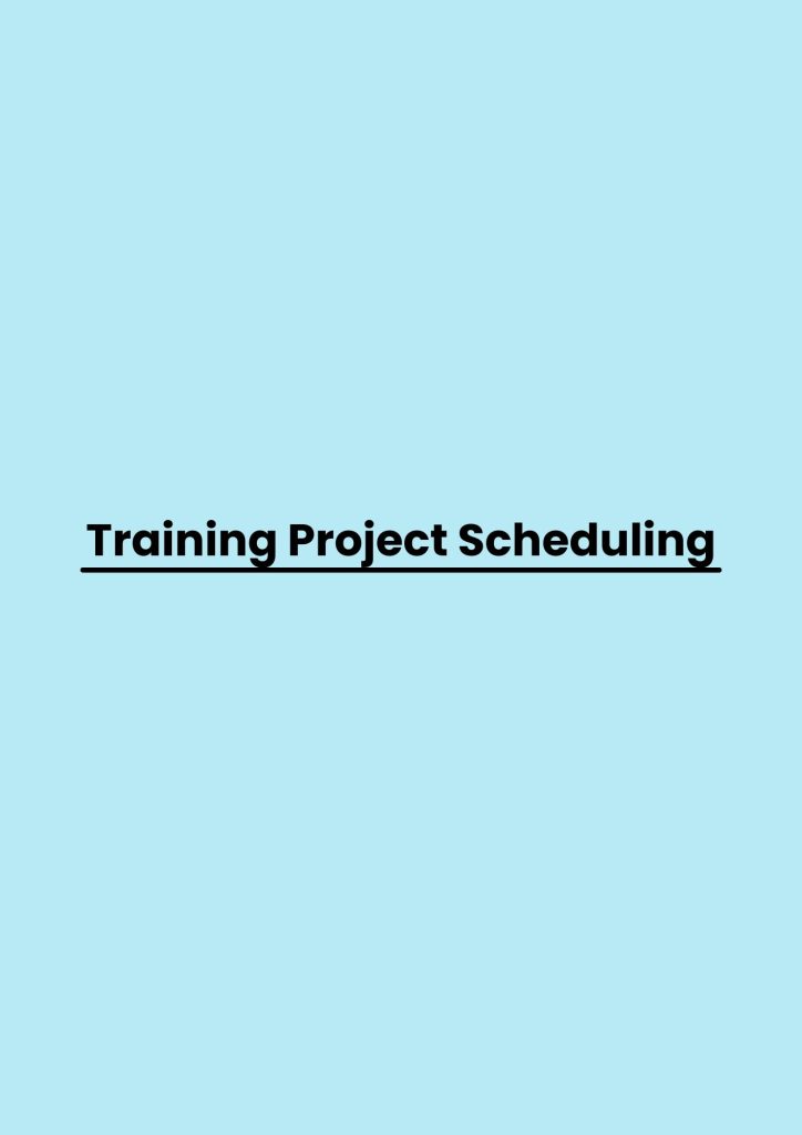 pelatihan Project Scheduling di bandung