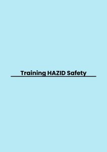 TRAINING HAZID SAFETY