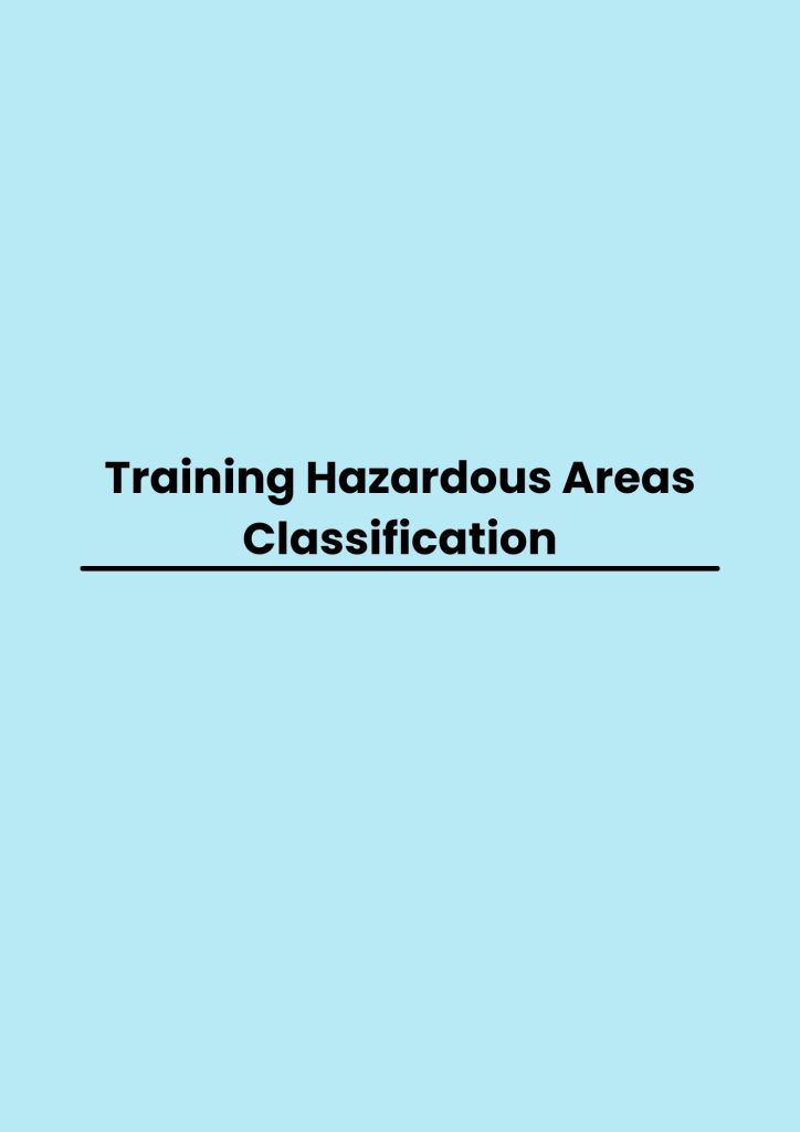 pelatihan Hazardous Areas Classification di bali
