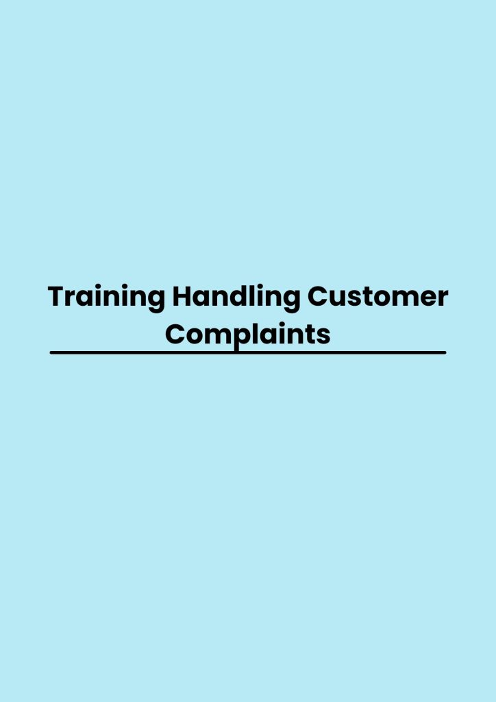 pelatihan Handling Customer Complaints di bali