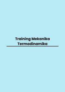 pelatihan Mekanika Termodinamika di bali